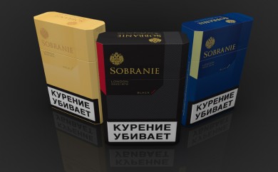 Sobranie Cigarette Packaging for Fitch